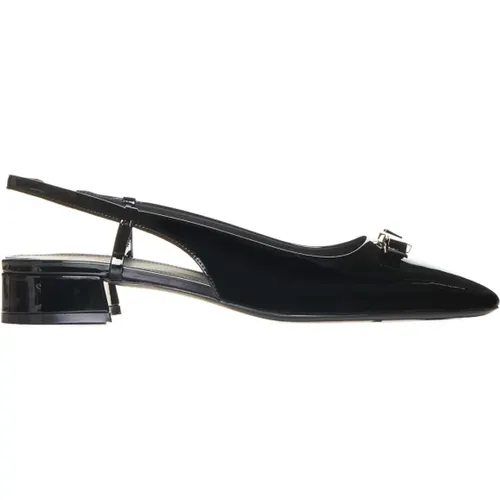 Mini Bow Flat Heels , female, Sizes: 3 UK, 4 UK - Salvatore Ferragamo - Modalova