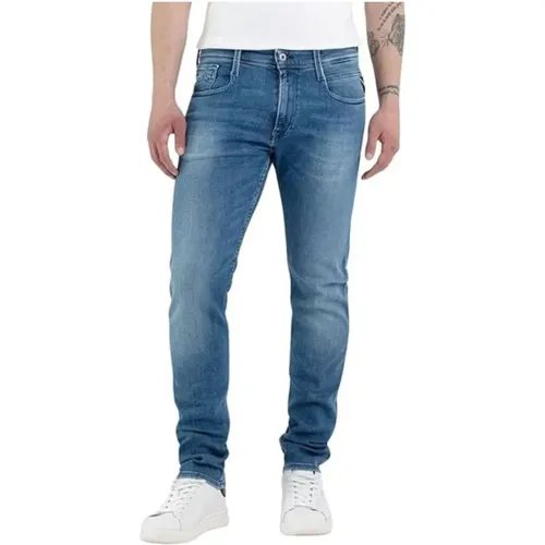 Herren Logato Jeans , Herren, Größe: W38 L32 - Replay - Modalova