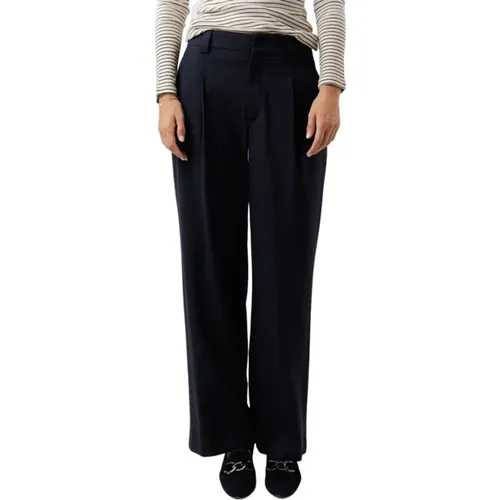 Wide Leg High Waist Pants , female, Sizes: W26, W27, W29 - closed - Modalova