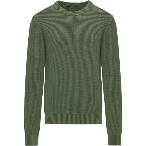 Warm Cotton Crew Neck Sweater , male, Sizes: 3XL, 2XL, XL, S, L, M - BomBoogie - Modalova