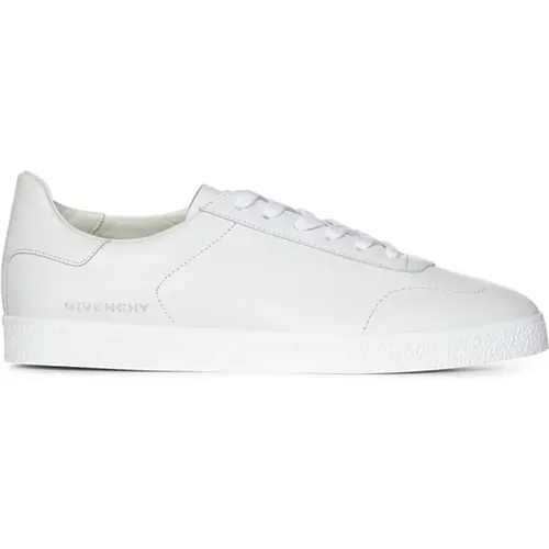 Weiße Leder Low Top Sneakers , Damen, Größe: 35 EU - Givenchy - Modalova