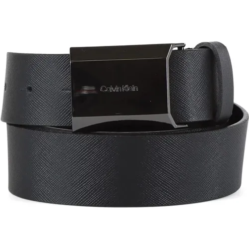 Saffiano Leather Belt , male, Sizes: 95 CM, 110 CM, 100 CM, 115 CM, 90 CM, 105 CM - Calvin Klein - Modalova