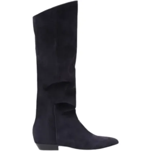 Velvet Flat Boots , female, Sizes: 3 UK - Isabel marant - Modalova