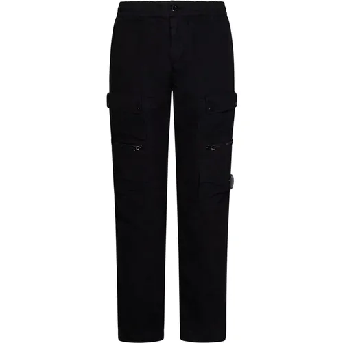 Trousers with Adjustable Waistband and Functional Pockets , male, Sizes: M, L, S - C.P. Company - Modalova