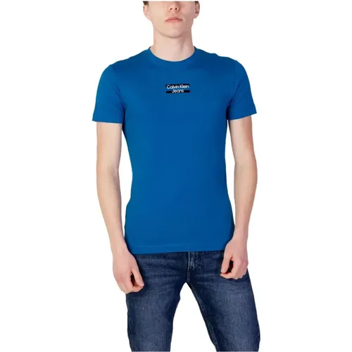 Plain T-Shirt for Men , male, Sizes: XL, XS - Calvin Klein Jeans - Modalova
