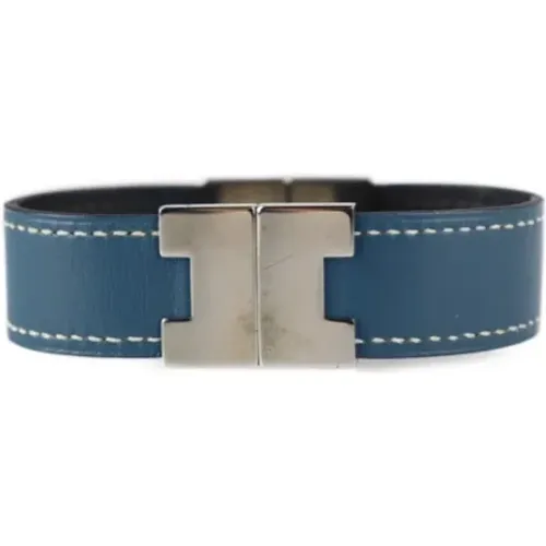 Pre-owned Leather bracelets , female, Sizes: ONE SIZE - Hermès Vintage - Modalova