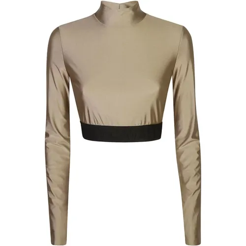 Beiger Sweatshirt für Frauen Aw24 , Damen, Größe: 3XS - Just Cavalli - Modalova