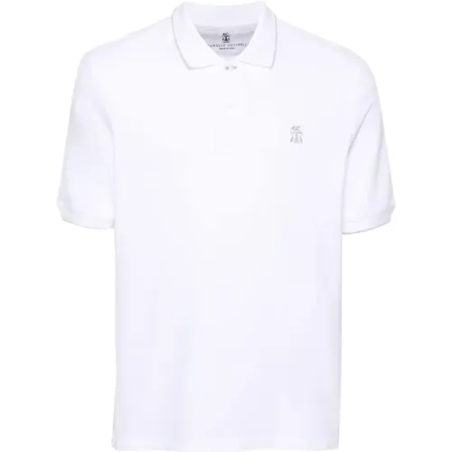 T-shirts and Polo Shirt , male, Sizes: L, XL, S - BRUNELLO CUCINELLI - Modalova