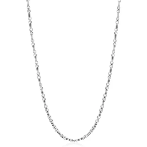 Modern Figaro Belcher Chain Necklace , male, Sizes: ONE SIZE - Nialaya - Modalova