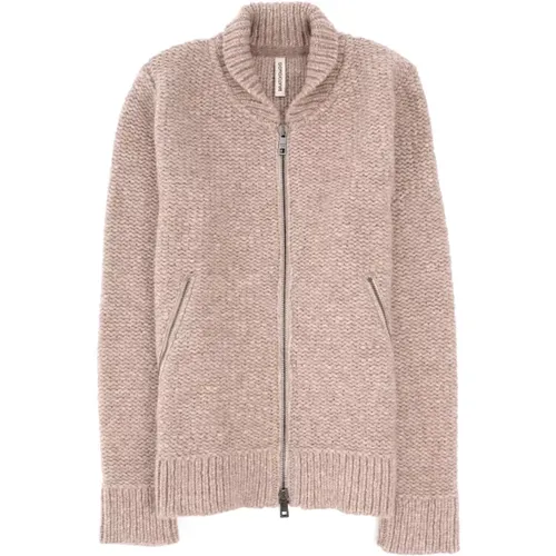 Stylischer Zip Cardigan , Herren, Größe: M - Giorgio Brato - Modalova