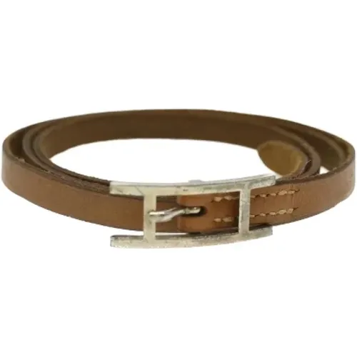 Pre-owned Leather belts , female, Sizes: ONE SIZE - Hermès Vintage - Modalova