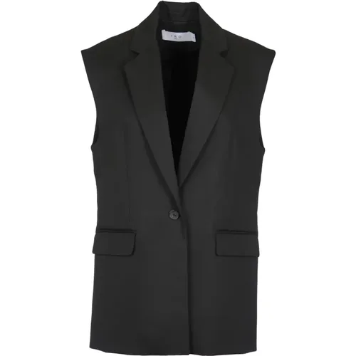 Schwarze Jacke Weste , Damen, Größe: XS - IRO - Modalova