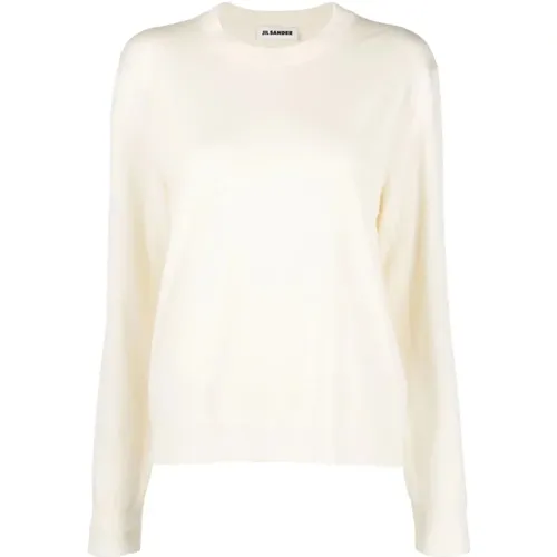 Eleganter Beiger Wollpullover - Jil Sander - Modalova