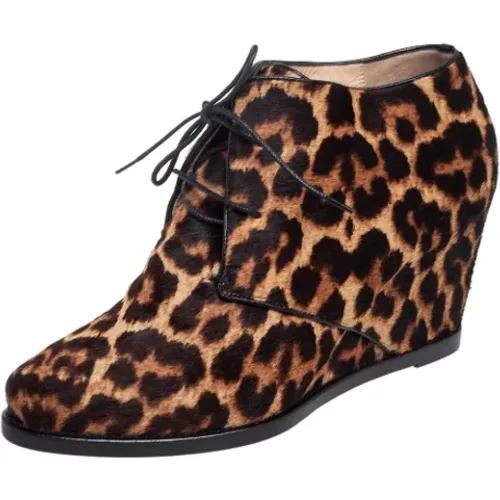 Pre-owned Fabric boots , female, Sizes: 5 UK - Christian Louboutin Pre-owned - Modalova