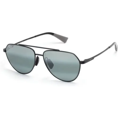 Waiwai 634-02 Matte W/Grey Sunglasses , unisex, Sizes: 59 MM - Maui Jim - Modalova