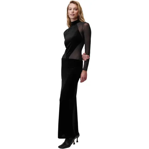 Samt Maxikleid Schwarz Undress Code - Undress Code - Modalova