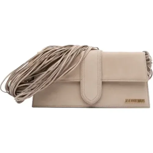 Pre-owned Suede shoulder-bags , female, Sizes: ONE SIZE - Jacquemus Pre-owned - Modalova