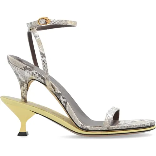 Les Doubles heeled sandals , female, Sizes: 4 UK - Jacquemus - Modalova