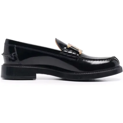 Schwarze Casual Loafers , Damen, Größe: 39 EU - TOD'S - Modalova