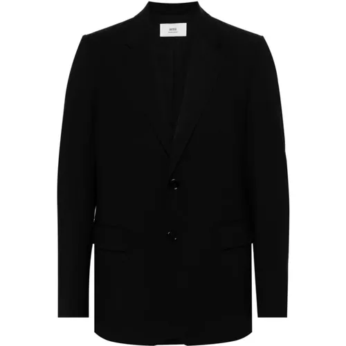 Single Breasted Blazer , male, Sizes: M - Ami Paris - Modalova