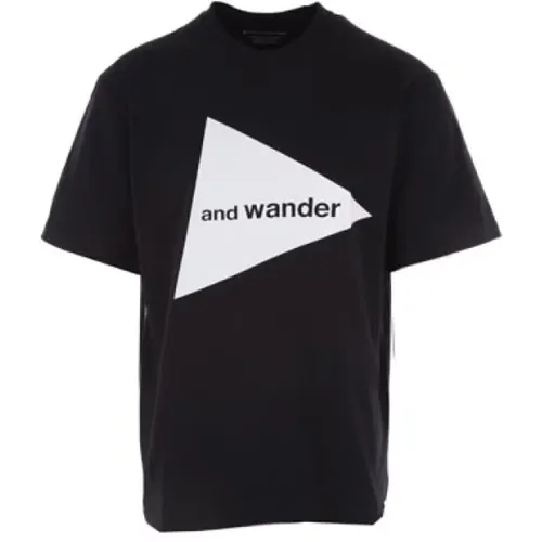 T-Shirts , Herren, Größe: M - And Wander - Modalova