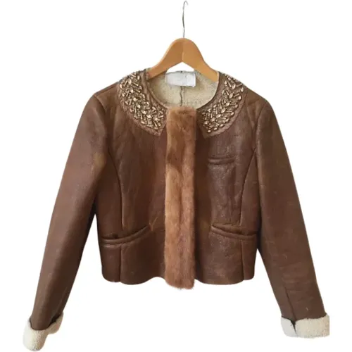 Pre-owned Fur outerwear , female, Sizes: S - Prada Vintage - Modalova
