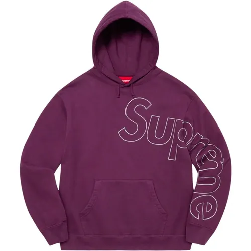 Reflektierender Kapuzenpullover Aubergine Limited Edition - Supreme - Modalova