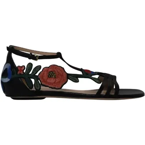 Pre-owned Leder sandals - Gucci Vintage - Modalova