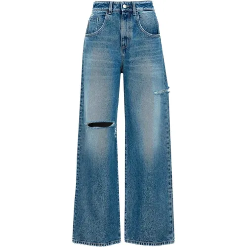 Wide Leg Jeans Upgrade Modern Woman , female, Sizes: W26, W28 - Icon Denim - Modalova