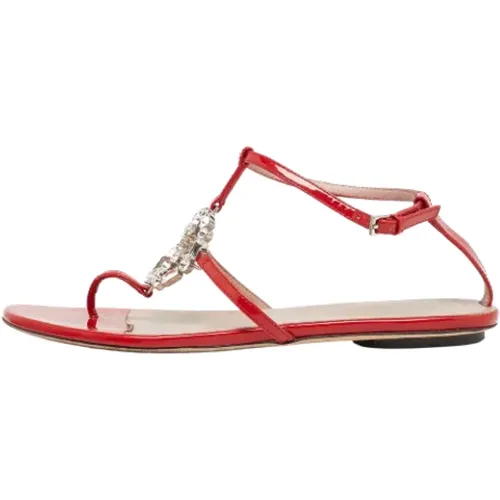 Pre-owned Leder sandals , Damen, Größe: 36 EU - Gucci Vintage - Modalova