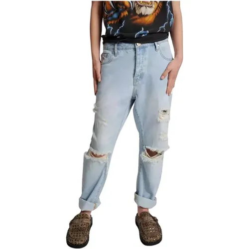 Verwaschene blaue Jeans , Damen, Größe: W32 - One Teaspoon - Modalova