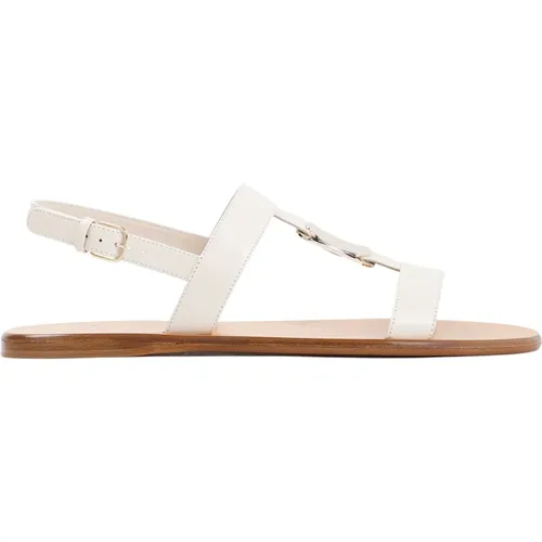 Nude Leather Sandals Vida Style , female, Sizes: 6 UK, 2 UK, 3 UK, 4 UK - Salvatore Ferragamo - Modalova