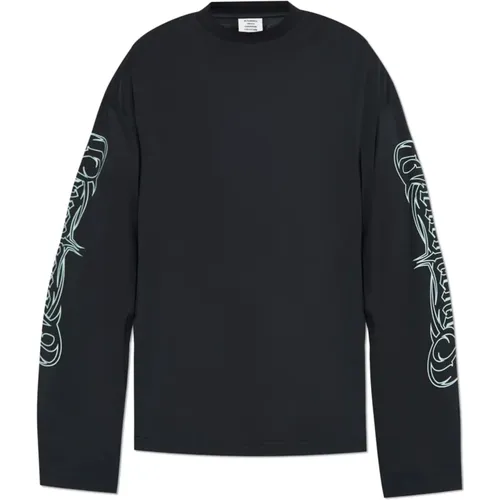 Long-sleeve T-shirt , male, Sizes: XS, XL, M, S - Vetements - Modalova