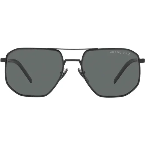 Polarized Square Sunglasses , unisex, Sizes: 57 MM - Prada - Modalova