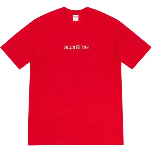 Limitierte Auflage Rotes T-Shirt , Herren, Größe: L - Supreme - Modalova