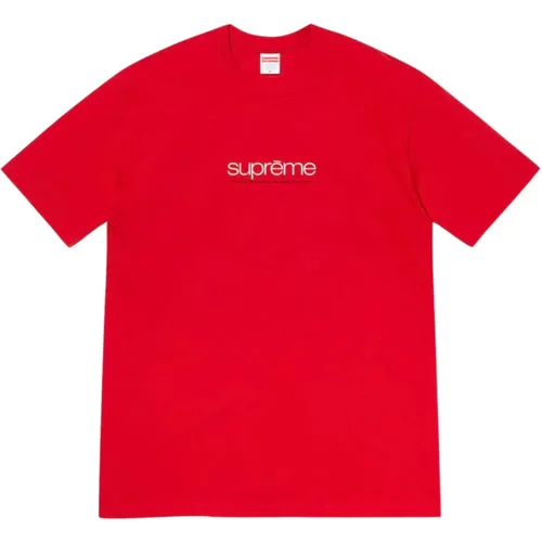 Limitierte Auflage Rotes T-Shirt , Herren, Größe: S - Supreme - Modalova