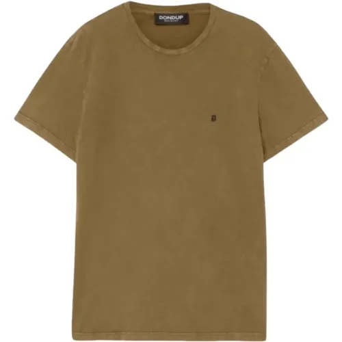 Lässiges Baumwoll-T-Shirt in Verschiedenen Farben - Dondup - Modalova