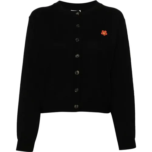 Wool Sweater with Boke Flower Motif , female, Sizes: L - Kenzo - Modalova