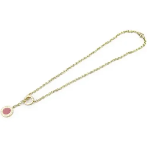 Pre-owned Gold necklaces , female, Sizes: ONE SIZE - Bvlgari Vintage - Modalova