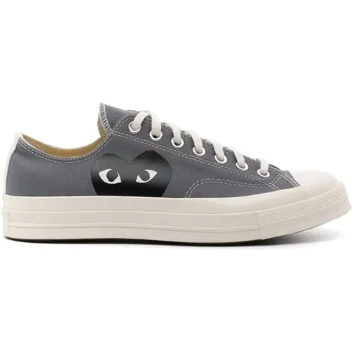 Comme DES Garcons Play Converse Sneakers Grey , unisex, Sizes: 5 1/2 UK, 8 UK, 6 UK, 5 UK, 7 UK - Comme des Garçons Play - Modalova