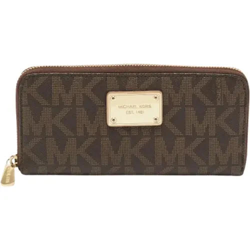 Pre-owned Coated canvas wallets , female, Sizes: ONE SIZE - Michael Kors Pre-owned - Modalova