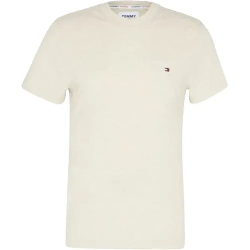 Slim Fit Stretch Tee für Herren , Herren, Größe: XL - Tommy Hilfiger - Modalova