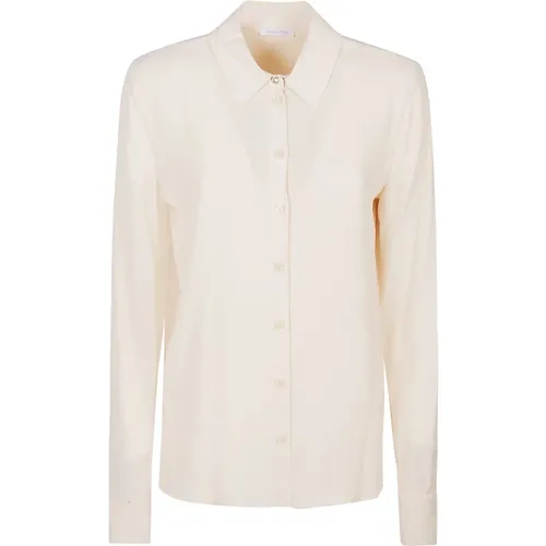 Ivory Skin Langarmshirt , Damen, Größe: L - PATRIZIA PEPE - Modalova