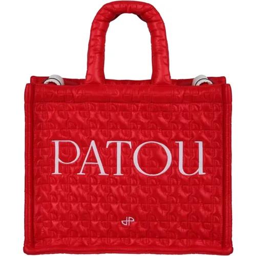 Quilted Logo Tote Bag , female, Sizes: ONE SIZE - Patou - Modalova