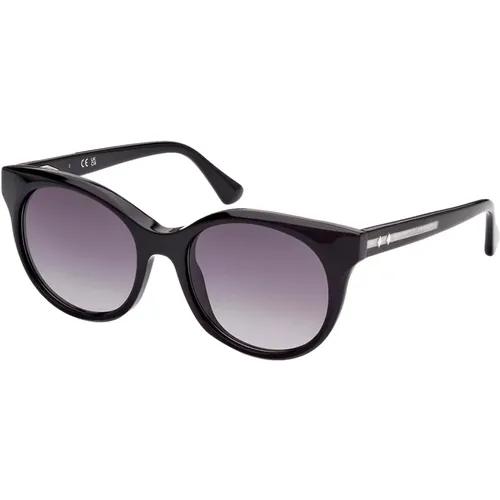 Schwarze/Dunkelgraue Sonnenbrille,Tortoise/Grey Shaded Sonnenbrille - WEB Eyewear - Modalova