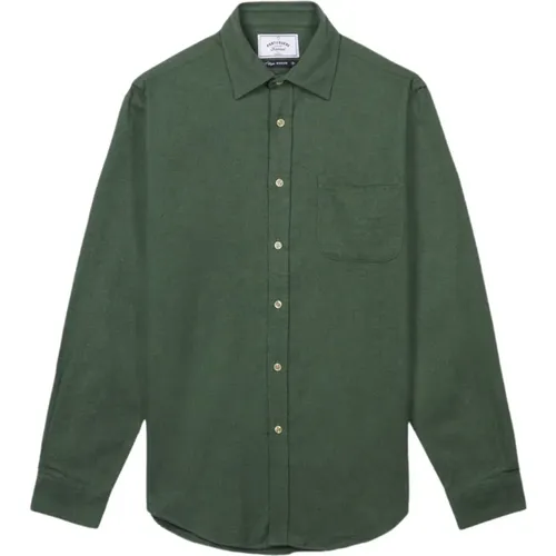Teca Moss Shirt , male, Sizes: XL - Portuguese Flannel - Modalova
