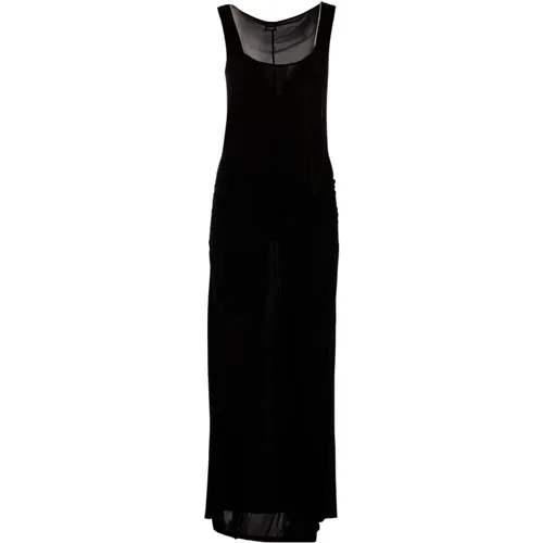 Elegantes Langes Kleid Schwarz Sommer - pinko - Modalova