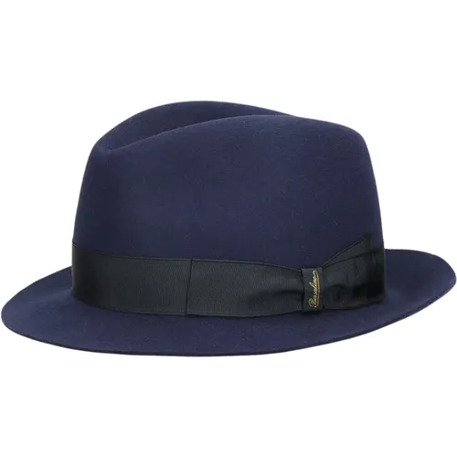 Klassischer Filz Trilby Hut , Herren, Größe: 59 CM - Borsalino - Modalova