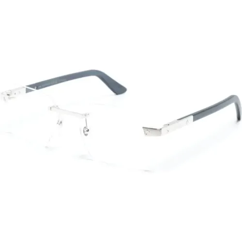Silver Optical Frame Stylish and Versatile , male, Sizes: 57 MM - Cartier - Modalova