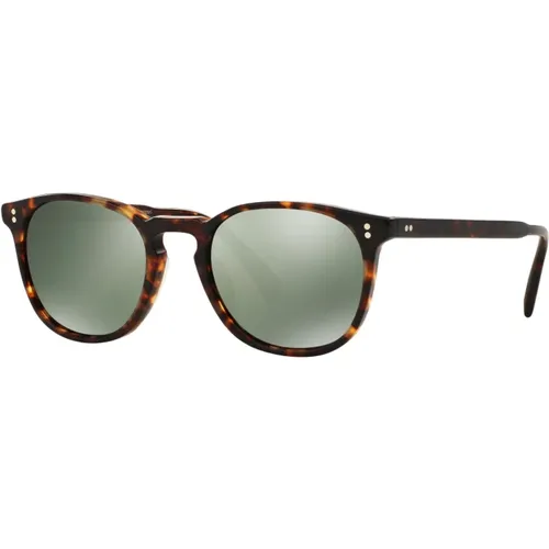 Sonnenbrillen Semi-Matte Sable Tortoise/Goldtone , unisex, Größe: 51 MM - Oliver Peoples - Modalova